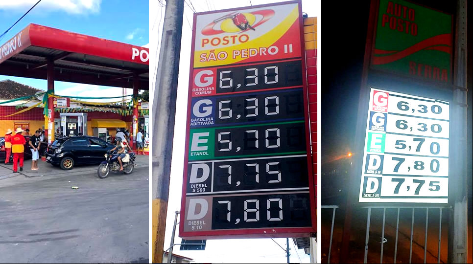 Gasolina volta a baixar em Monte Santo